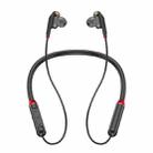 WK V16 Bluetooth 5.0 Magnetically-attracted Dual Moving Coil Neck-mounted Sports Bluetooth Earphone(Black) - 1