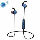 STN-V1 Portable Bluetooth Earphone with Magnetic Switch (Blue) - 1