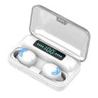 F9-5 Bluetooth 5.0 TWS Wireless Binaural Bluetooth Earphone with Charging Box & Support Call  & LED Digital Display(White) - 1