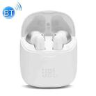 JBL T225 Bluetooth 5.0 TWS Noise Reduction Stereo True Wireless Bluetooth Earphone(White) - 1