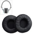 2 PCS For SONY MDR-V55 Earphone Cushion Leather Cover Earmuffs Replacement Earpads (Black) - 1