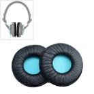 2 PCS For SONY MDR-V55 Earphone Cushion Leather Cover Earmuffs Replacement Earpads (Blue) - 1