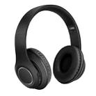 L300 Foldable Wireless Sports Stereo Bluetooth Headset, Supports HD Calling & TF Card & 3.5mm AUX (Black) - 1