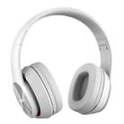 L350 Foldable Wireless Sports Stereo Bluetooth Headset, Supports IOS Power Display & HD Calling & FM & TF Card & 3.5mm AUX (White) - 1