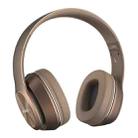 L350 Foldable Wireless Sports Stereo Bluetooth Headset, Supports IOS Power Display & HD Calling & FM & TF Card & 3.5mm AUX (Brown) - 1