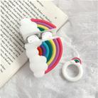Wireless Earphones Shockproof Multicolor Rainbow Silicone Protective Case for Apple AirPods 1/2 - 1