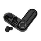 TWS-Q1 Stereo True Wireless Bluetooth Earphone with Charging Box (Black) - 1