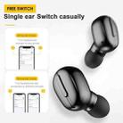 L13 IPX6 Waterproof Bluetooth 5.0 Wireless Stereo Bluetooth Earphone with Magnetic Charging Box, Supports Binaural Call & Voice Assistant (Black) - 11