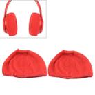2 PCS Knitted Headphone Dustproof Protective Case for Beats Solo2 / Solo3(Red) - 1
