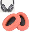 2pcs Sponge Headphone Protective Case for Sony MDR-100ABN / WH-H900N(Twilight red) - 1