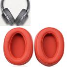 2pcs Sponge Headphone Protective Case for Sony MDR-100ABN / WH-H900N(Red) - 1