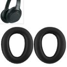 1 Pair Sponge Headphone Protective Case for Sony MDR-1000X / WH-1000XM3(Black) - 1