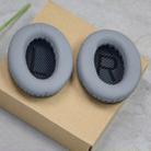 1 Pair Soft Earmuff Headphone Jacket with LR Cotton for BOSE QC2 / QC15 / AE2 / QC25 / QC35(Black Grey) - 1