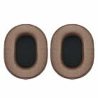 1 Pair Soft Sponge Earmuff Headphone Jacket for Audio-technica ATH-MSR7 / M50X / M20 / M40 / M40X(Brown) - 1