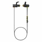 PLEXTONE BX343 Bluetooth Headphone Neckband Sport IPX5 Waterproof Wireless Magnetic Earbuds with Mic(Yellow) - 1