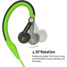 Mucro Type-C Plug In-Ear Sport Earhook Wired Stereo Headphones for Jogging Gym (Green) - 3