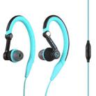 Mucro Type-C Plug In-Ear Sport Earhook Wired Stereo Headphones for Jogging Gym(Blue) - 1