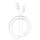 For Xiaomi Air 2 Earphone Silicone Lanyard Anti-lost Rope(White) - 1