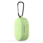 For Xiaomi Redmi AirDots & Xiaomi AirDots Youth Version Earphone Silicone Protective Case with Hook(Green) - 1