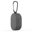 For Xiaomi Redmi AirDots & Xiaomi AirDots Youth Version Earphone Silicone Protective Case with Hook(Grey) - 1