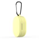 For Xiaomi Redmi AirDots & Xiaomi AirDots Youth Version Earphone Silicone Protective Case with Hook(Light Yellow) - 1