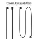 For Xiaomi Air 3 in 1 Earphone Silicone Protective Case + Anti-lost Rope + Hook Set(Black) - 6
