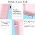 For Xiaomi Air 3 in 1 Earphone Silicone Protective Case + Anti-lost Rope + Hook Set(Pink) - 4