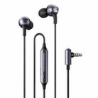 Original vivo  HP2035 6020001 3.5mm Interface L Connector In-ear Wire Control Earphone with Mic (Grey) - 1