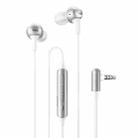 Original vivo  HP2035 6020001 3.5mm Interface L Connector In-ear Wire Control Earphone with Mic (White) - 1