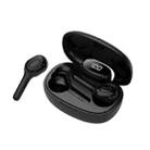 T9S 6D Noise Reduction Business Translation Bluetooth Earphone with Charging Box & LED Battery Display, Support HD Calls & Voice Assistant & 33 Languages Translation(Black) - 1