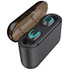 HBQ-Q32 TWS Bluetooth 5.0 Binaural Stereo Wireless Sports Bluetooth Earphone with Charging Box(Black) - 3