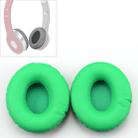 2 PCS For Beats Solo HD / Solo 1.0 Headphone Protective Leather Cover Sponge Earmuffs (Green) - 1