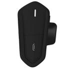 QTBE6 50m Waterproof 2 Users Connection Riders Bluetooth Interphone Earphone for Motorcycle Helmet(Black) - 1