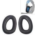 2 PCS For Sennheiser GSP300 / GSP301 / GSP302 / GSP303 / GSP350 Earphone Cushion Cover Earmuffs Replacement Earpads without Mesh - 1