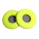2 PCS For Sony MDR-XB450AP / XB550 / XB650 / XB400 Earphone Cushion Cover Earmuffs Replacement Earpads with Mesh(Green) - 1