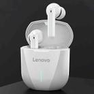 Original Lenovo XG01 IPX5 Waterproof Dual Microphone Noise Reduction Bluetooth Gaming Earphone with Charging Box & LED Breathing Light, Support Touch & Game / Music Mode (White) - 1