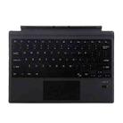 1089A Magnetic Charging Bluetooth V3.0 Keyboard + Microfiber Leather Tablet Case for Microsoft Surface Pro 3 / 4 / 5 / 6(Black) - 2
