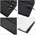 1089A Magnetic Charging Bluetooth V3.0 Keyboard + Microfiber Leather Tablet Case for Microsoft Surface Pro 3 / 4 / 5 / 6(Black) - 6