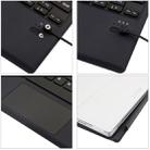 1089A Magnetic Charging Bluetooth V3.0 Keyboard + Microfiber Leather Tablet Case for Microsoft Surface Pro 3 / 4 / 5 / 6(Black) - 7