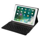 FT-1030 Bluetooth 3.0 ABS Brushed Texture Keyboard + Skin Texture Leather Tablet Case for iPad Air / Air 2 / iPad Pro 9.7 inch, with Three-gear Angle Adjustment / Magnetic / Sleep Function (Black) - 5
