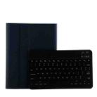 FT-1030E Bluetooth 3.0 ABS Brushed Texture Keyboard + Skin Texture Leather Tablet Case for iPad Air / Air 2 / iPad Pro 9.7 inch, with Pen Slot / Magnetic / Sleep Function (Blue) - 1