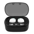 MD06 Mini In-ear TWS Wireless Touch Digital Display Bluetooth Earphone (White) - 1