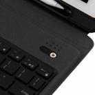 T-201D Detachable Bluetooth 3.0 Ultra-thin Keyboard + Lambskin Texture Leather Tablet Case for iPad Air / Air 2 / iPad Pro 9.7 inch, Support Multi-angle Adjustment / Backlight (Black) - 7