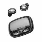 M32 IPX7 Electroplating Mirror Bluetooth Earphone With LED Display & Smart Touch (Black) - 4
