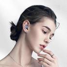 M32 IPX7 Electroplating Mirror Bluetooth Earphone With LED Display & Smart Touch (Black) - 11