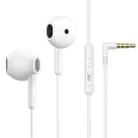 JOYROOM JR-EW05 3.5mm Wire-controlled Half In-ear Gaming Earphone with Microphone (White) - 1
