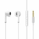 JOYROOM JR-EW07 3.5mm Wire-controlled Half In-ear Gaming Earphone with Microphone (White) - 1