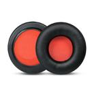 2 PCS For Skullcandy / HESH 2.0 HESH Ordinary Earphone Cushion Cover Earmuffs Replacement Earpads with Mesh(Black+Red Mesh) - 1