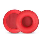 2 PCS For Skullcandy / HESH 2.0 HESH Ordinary Earphone Cushion Cover Earmuffs Replacement Earpads with Mesh(Red+Red Mesh) - 1