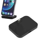 8 Pin Stouch Aluminum Desktop Station Dock Charger for iPhone (Black) - 1